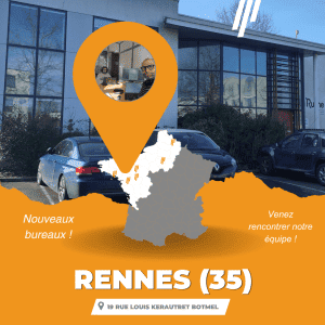 Map indication nouvelle agence Rennaise