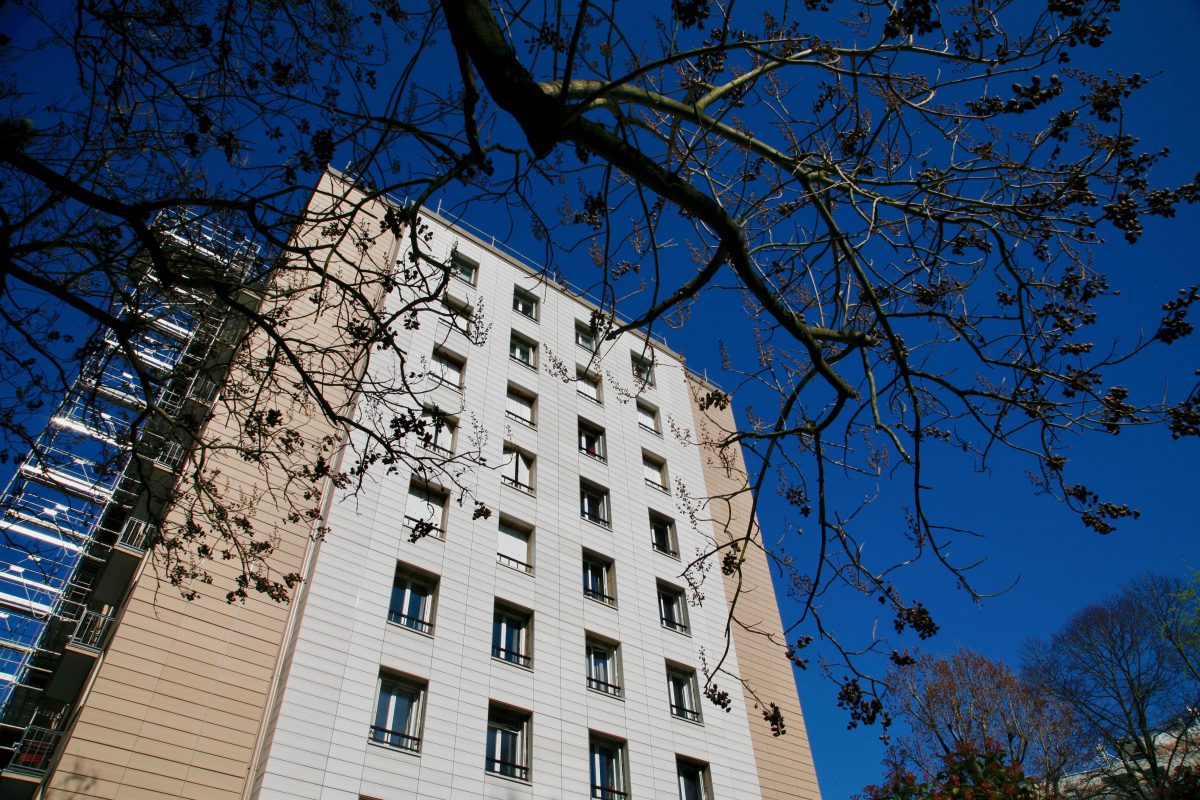 Photo du chantier Paris-Mortier- des travaux de réhabilitation énergétique